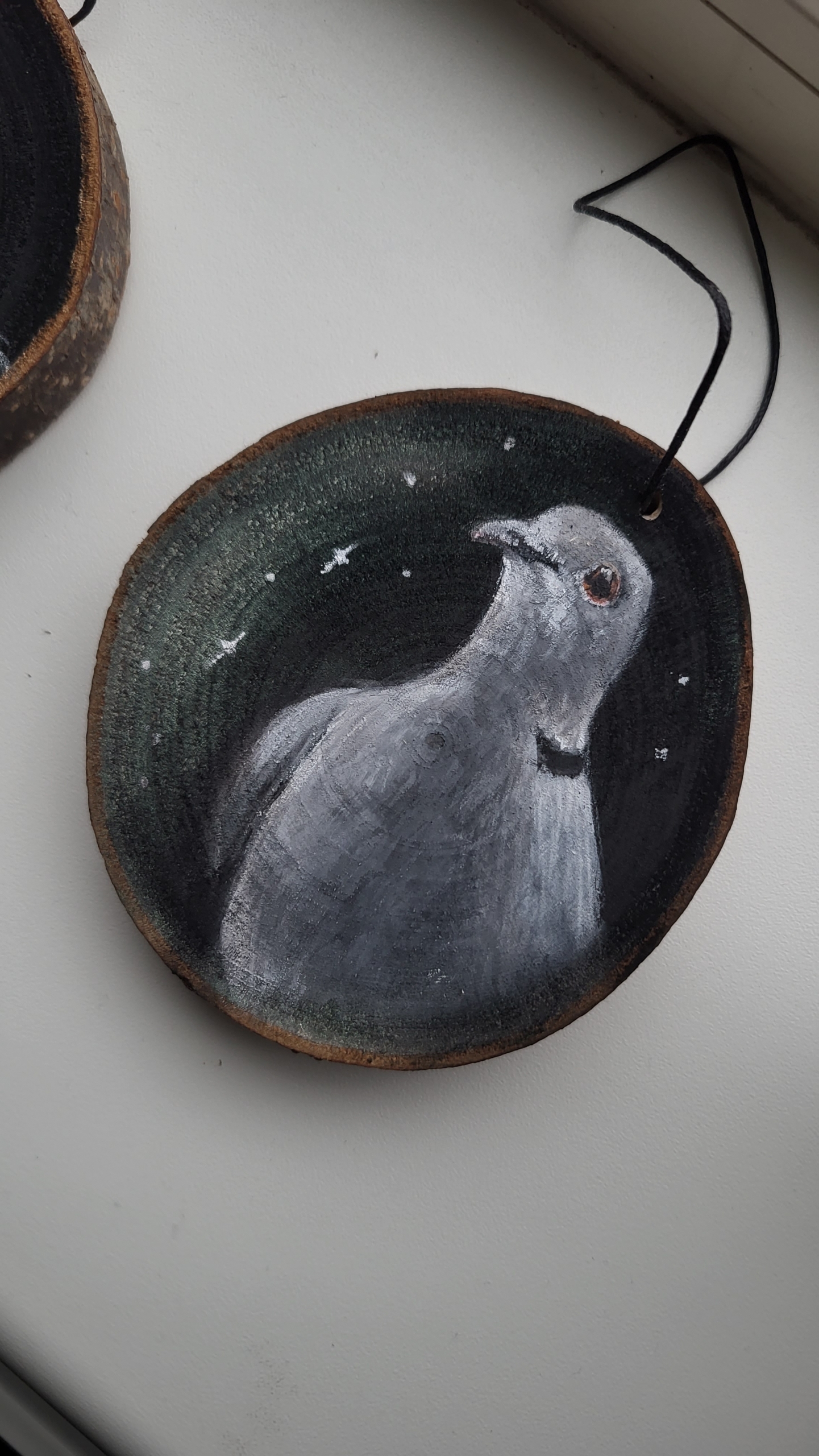 Houtschijfje beschilderd - Afbeelding 2