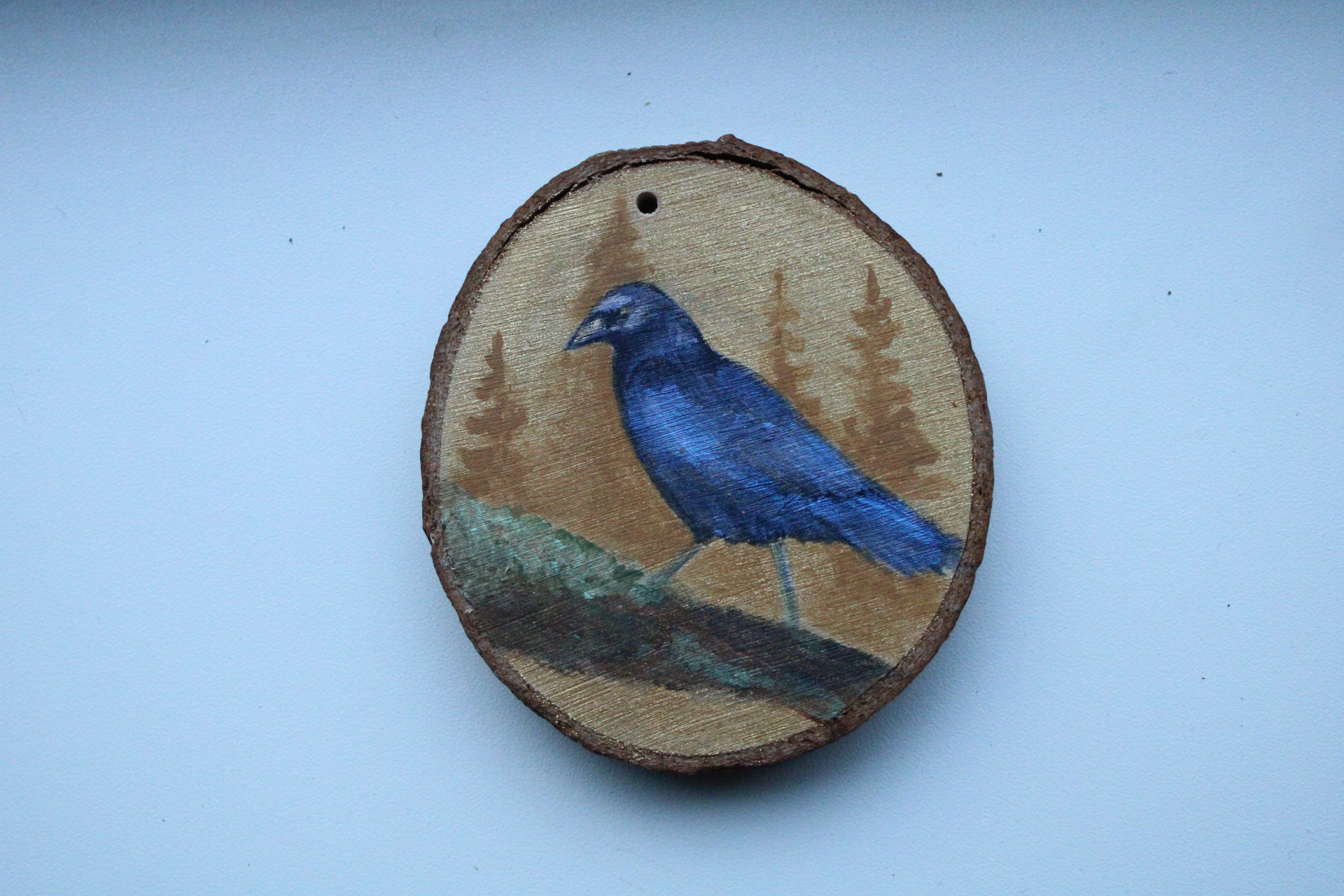Houtschijfje beschilderd - Afbeelding 8