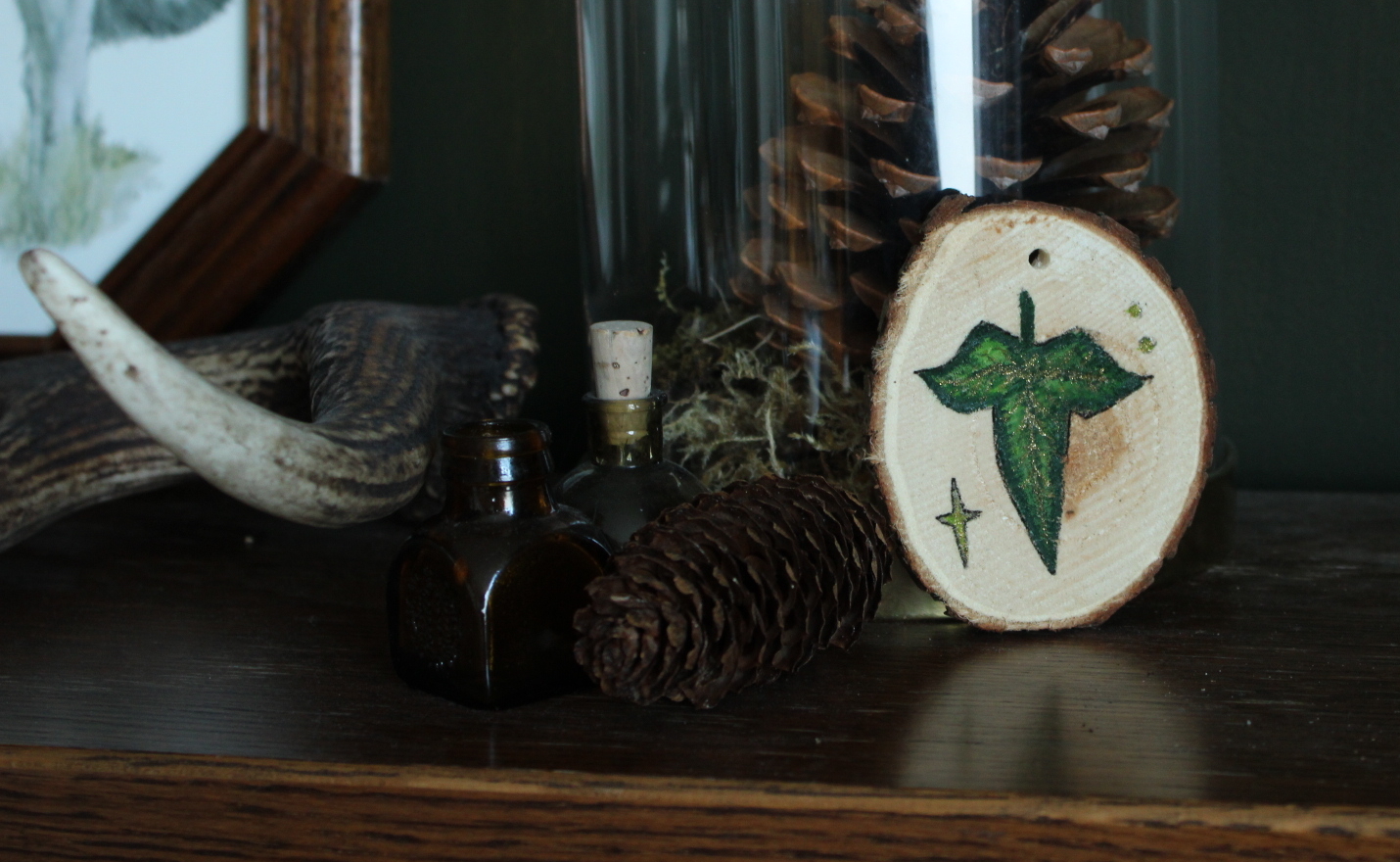 Houtschijfje beschilderd - Afbeelding 5