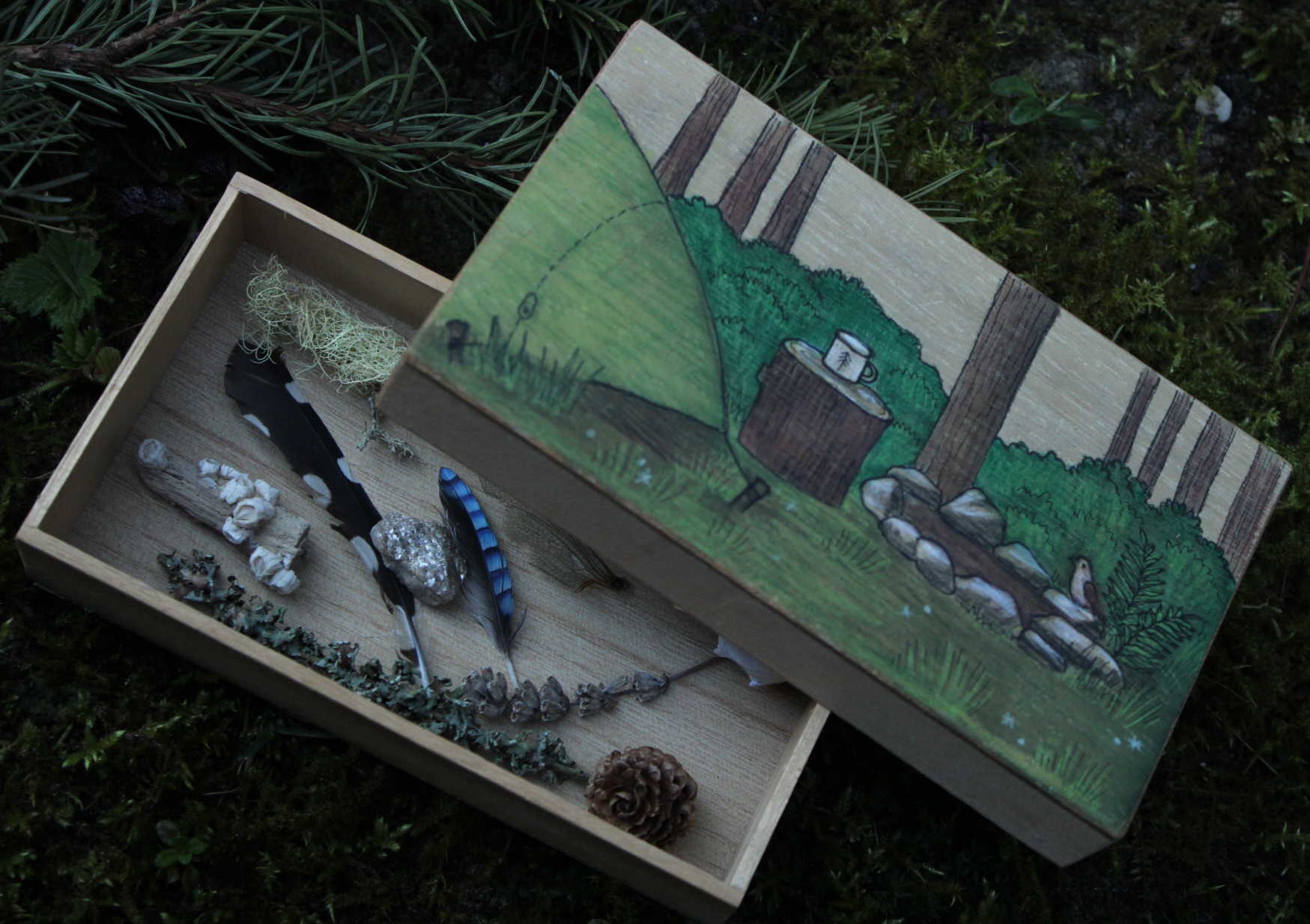 Houten doosje - Afbeelding 3