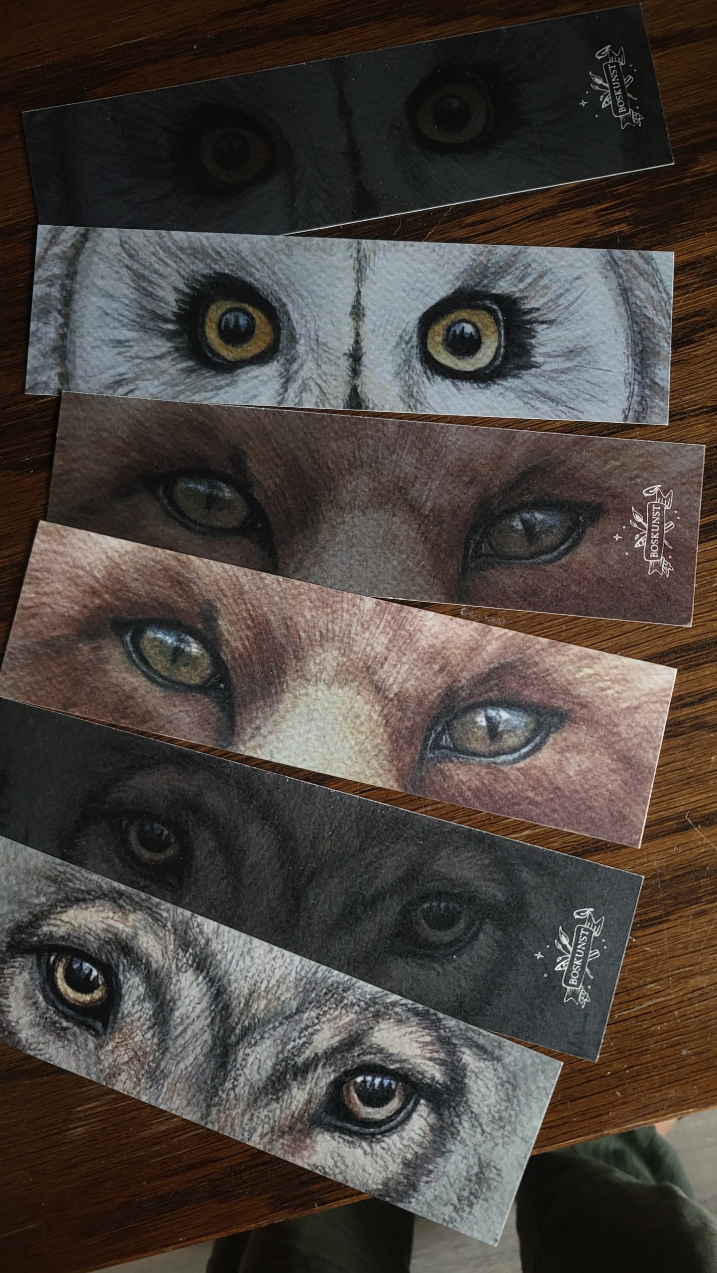 3 boekenleggers Ogen - Afbeelding 2