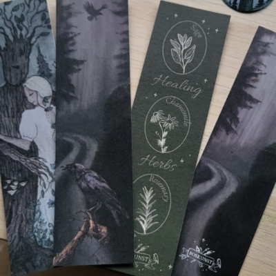 3 boekenleggers Heks